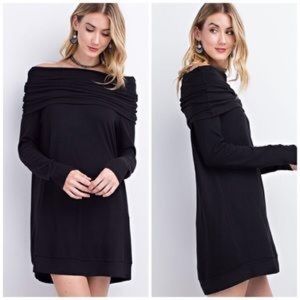 MICHAEL STARS Cowl Neck Dress